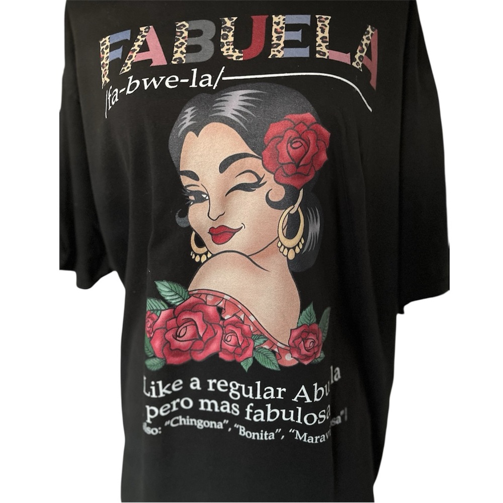 Fabuela Tshirt Spanish Fabuela Definition Chingona - Picture 2 of 4